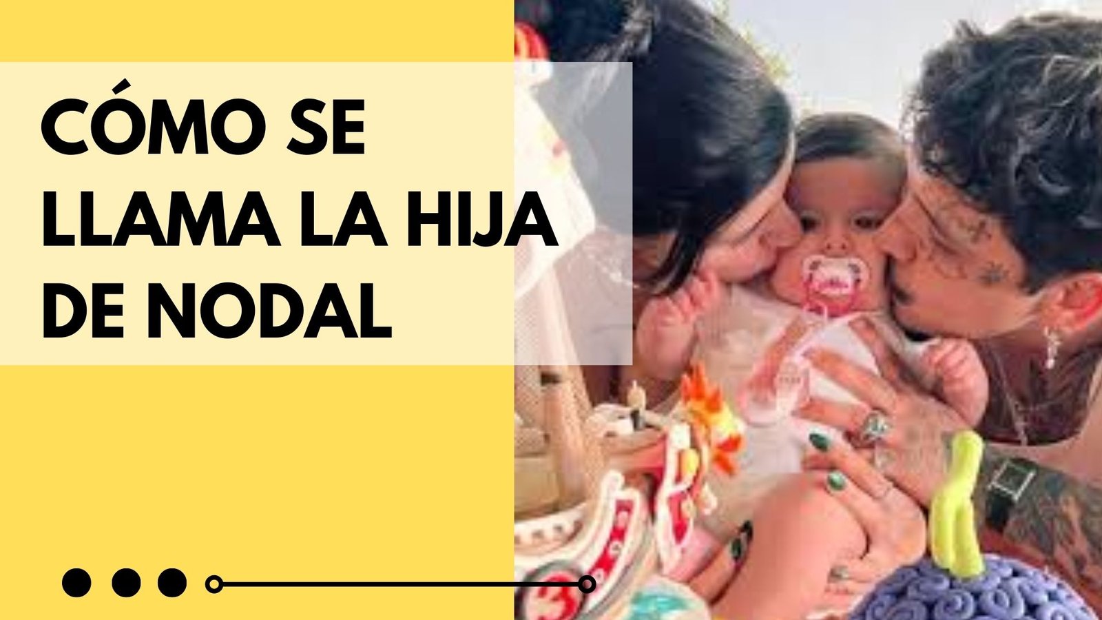 Cómo se llama la hija de Nodal