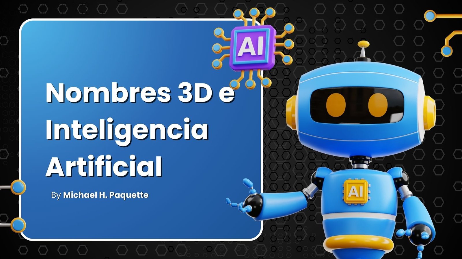 Nombres 3D Inteligencia Artificial